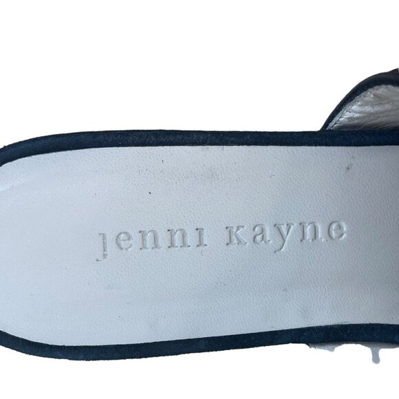 Jenni Kayne Mules Honey Giraffe Calf hair Dotted Slides Size 38 - Picture 6 of 8